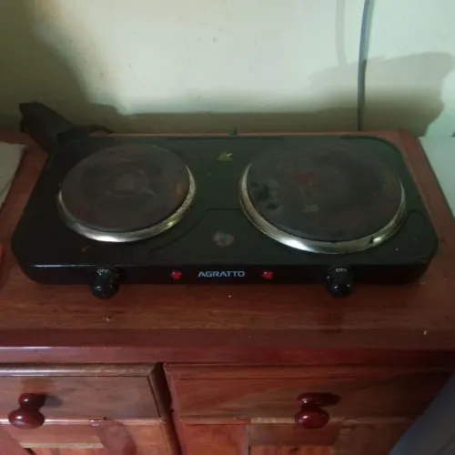 Fogão de Mesa Elétrico Duas Bocas