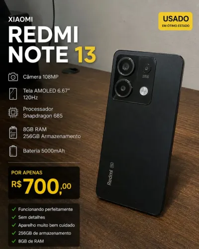 Xiaomi Redmi Note 13 - 256Gb
