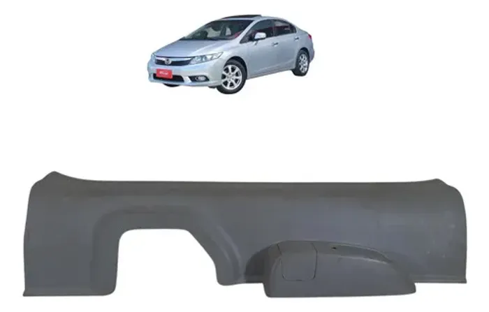 Acabamento Interno Soleira Dianteira Esquerda Honda Civic Cinza