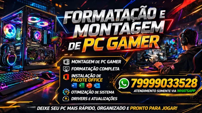 Montagem e formatação