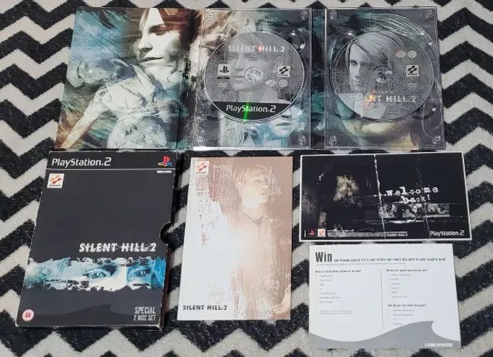 Jogo Silent Hill 2 Special Europeu Original para Ps2 Playstation 2