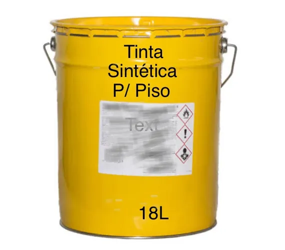 Tinta para piso latão com 18LTS sintética a base de solvente apenas R$150