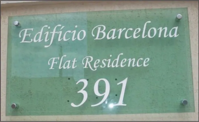 placas de endereço