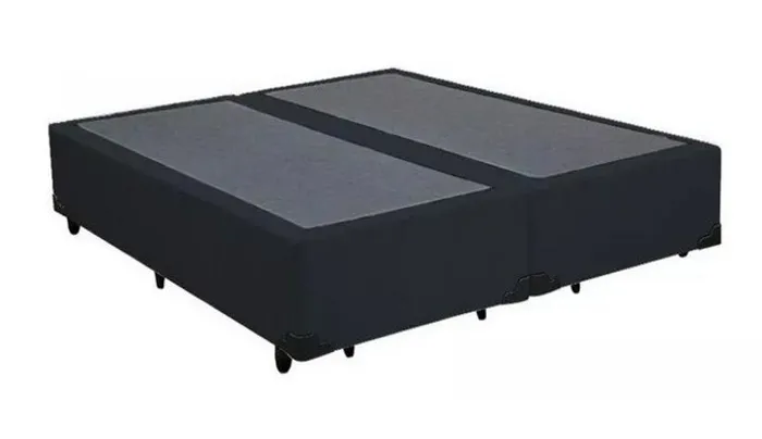 Cama Box Base Simples Bipartida 1,38 x 1,88 x 28 cm - Fábrica Acolchões