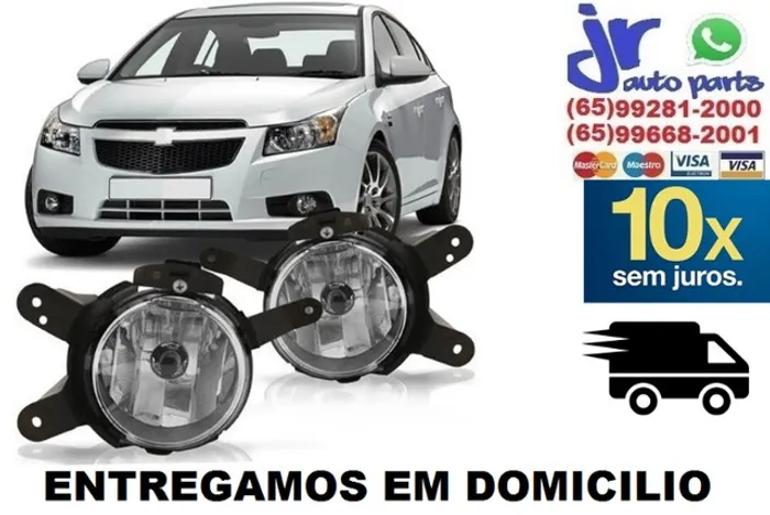 Par Farol de Milha Cruze 2011 2012 2013 2014 2015 Auxiliar Neblina