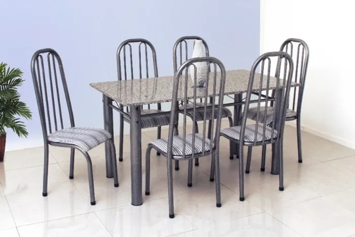 Promoção Mês das Mães ! Conjunto de Mesa Atlanta 6 Lugares ! Entrega Grátis !