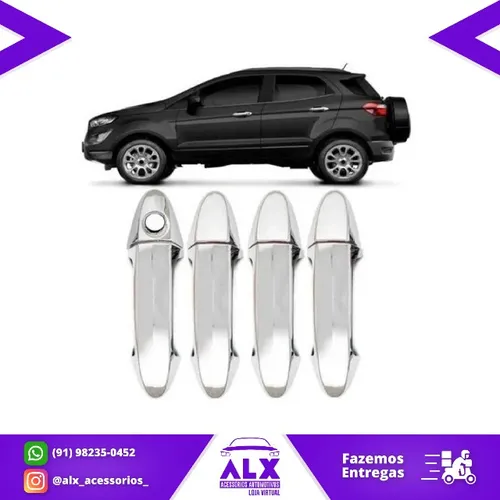Aplique Cromado Maçaneta Ford Ecosport KA / FIE  2013 à 2019