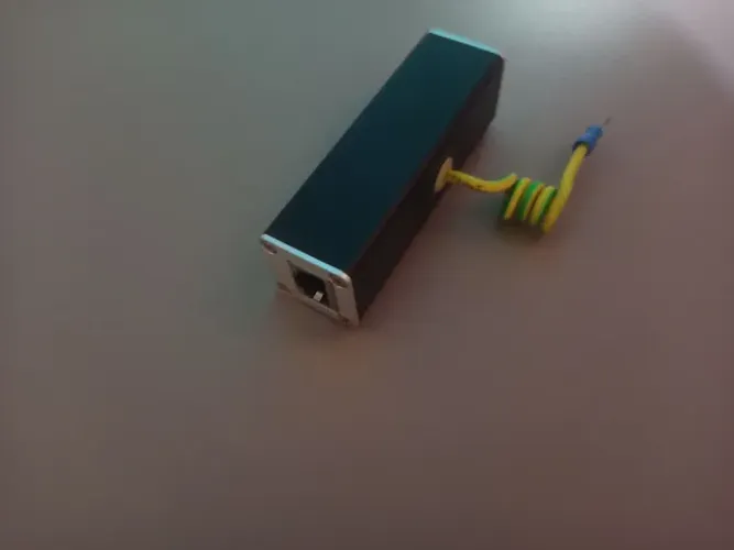 Protetor de surto para rede RJ45 Protege de raios e descargas atmosféricas