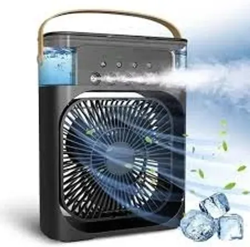 Climatizador De Ar Umidicador de Ar Frio Portátil Usb 5v Mini Ventilador 20cm