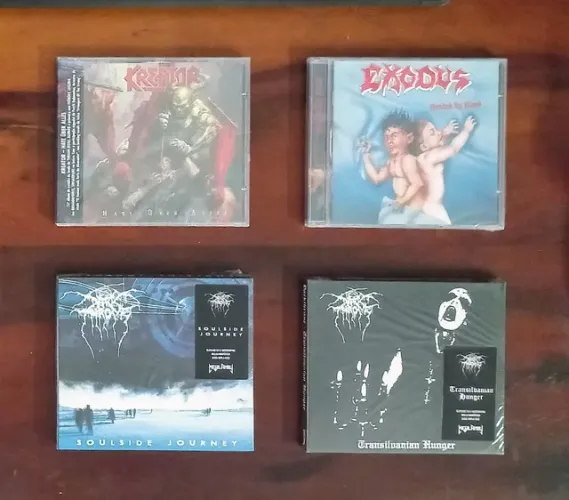 CDs lacrados Thrash Black Metal 