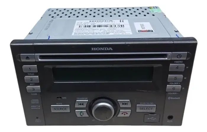 Som Rádio Honda City 2013 A 2014 Sem/code C/riscos