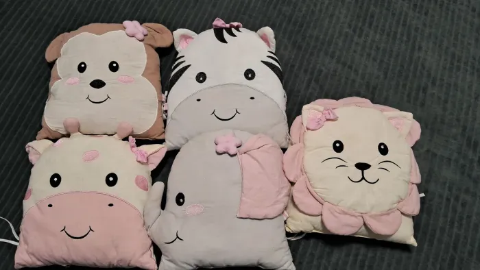 Kit com 5 Almofadas grão de gente