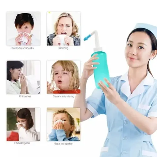 Higienizador Nasal Alívio Congestão Nasal Sinusite - 300ml/500ml