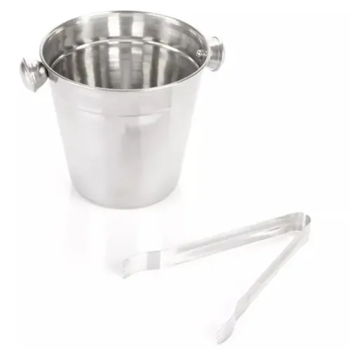 Balde C Pegador Inox 12cm 2pçs Linha Classic 750mml Ud302