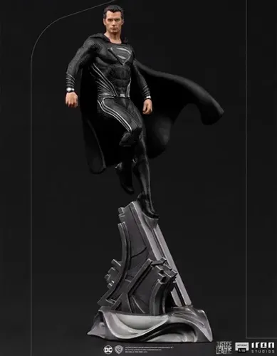 Estátua Superman Black Suit - Justice League - nunca usado. Art Scale 1/10 - Iron Studios