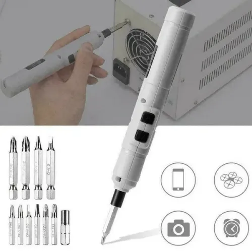 Kit Chave de fenda Elétrica Recarregável
