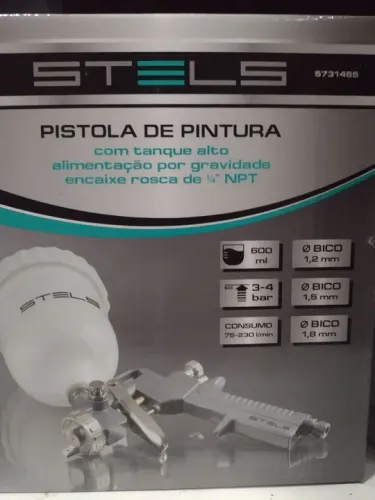 Pistalo de pintura novo na caixa