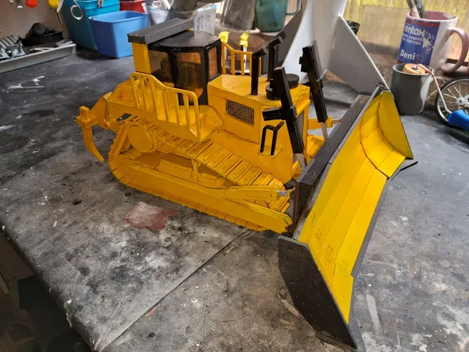 Trator de Esteira Caterpillar D11T - Escala 1:50
