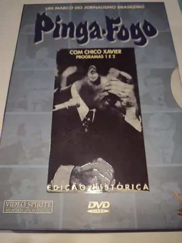 Box Programa  Pinga Fogo Chico Xavier  DVDs 