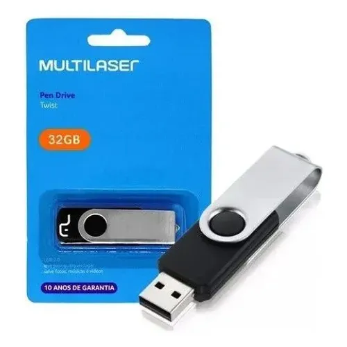 Pen drive 32gb Multilaser original lacrado 