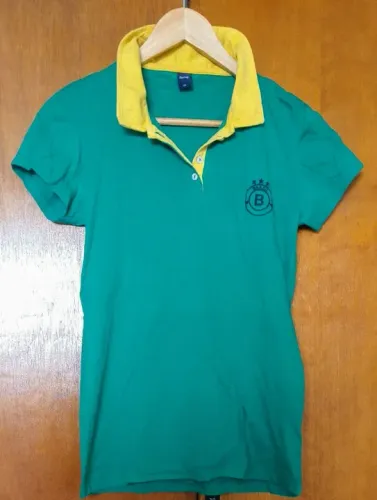 blusa polo feminina hering brasil tamanho g