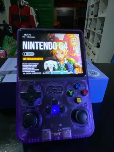Mini Game R36S lilás