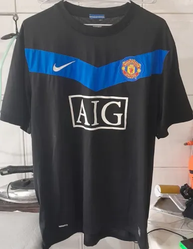 CAMISA MANCHESTER UNITED INGLATERRA PRETA NIKE 2009 FRETE GRATIS