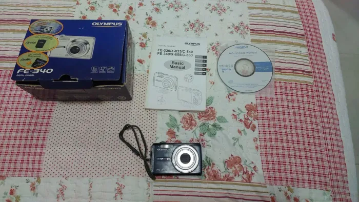 Câmera Digital Olympus FE-340 NÃO FUNCIONA PARA PEÇAS SÓ VENDA NÃO TROCO POR NADA 