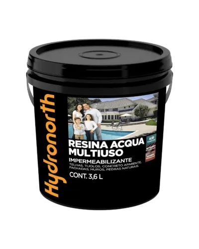 Resina Multiuso Acqua Color Brilhante Ceramica 3,6 L