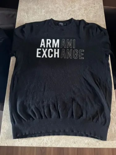 blusa de fio preta masculina MARCA ARMANI EXCHANGE ORIGINAL