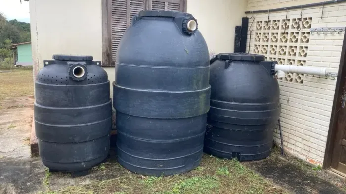 Fossa séptica pré-moldada de plástico 3000 litros