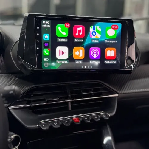 Multimídia Android Peugeot 2022 a 2025