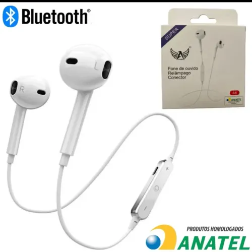 Fone de Ouvido Bluetooth Relâmpago Conector S6