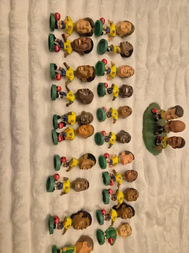 Minicraques diversos, Bonecos de Futebol Brasileiros - Coleção Completa