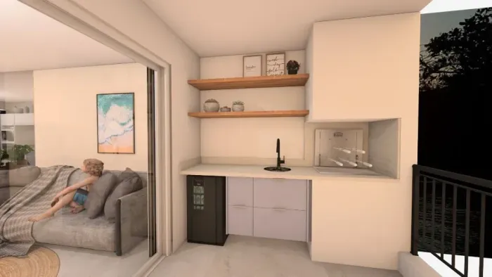 Apartamento com 3 dormitórios à venda, 110 m² - Praia da Riviera de São Lourenço - Bertiog