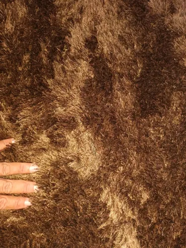 Tapete Peludo Marrom 2.00×150