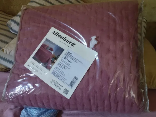Jogo de Cama Casal Altenburg Ultrawave Rosa Ameixa
