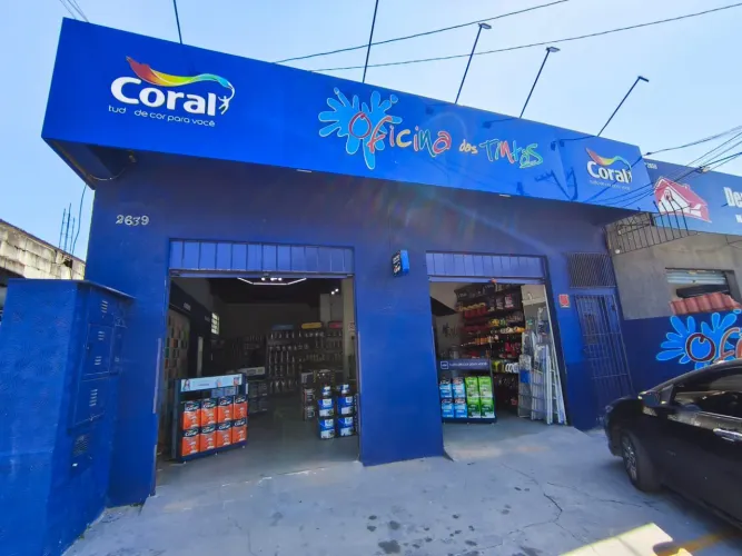 Venda de loja de tintas de franquia 