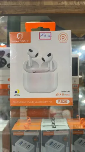 FONE DE OUVIDO SEM FIO RS20 75,00