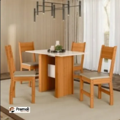 Mesa de Jantar com 4 Cadeiras
