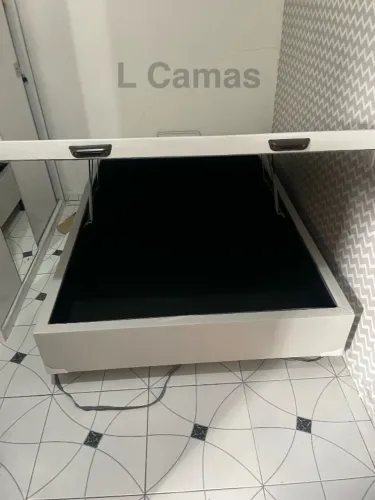 Baú Casal Bege Gelo Corino 