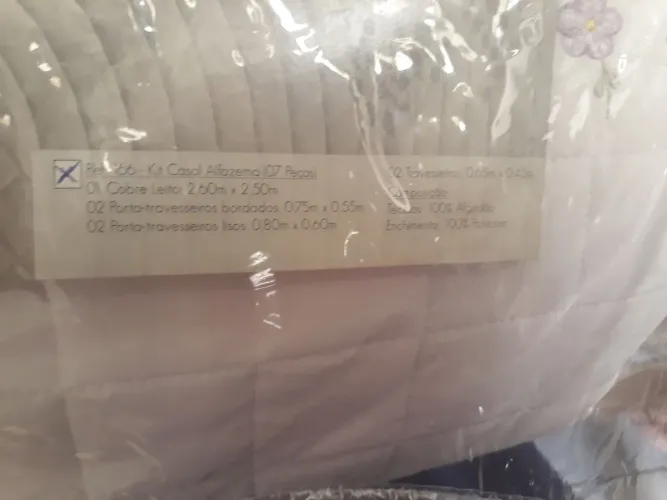 Cobreleito cama casal bordada