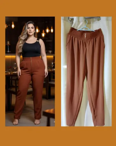 Linda Calça Alfaiataria 46/48 NOVA!