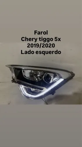 Farol chery tiggo 5x 2019 a 2020 lado esquerdo 