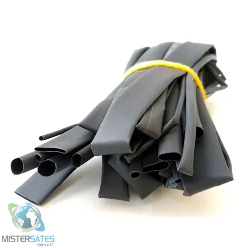 Kit 4 un Espaguete Tubo Termo Retrátil polyolefin com 1 metro.
