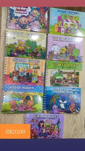 Caderno para colorir
