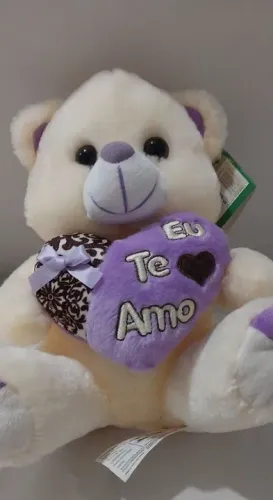 Urso de Pelúcia NOVO com Etiqueta LINDO IMPERDÍVEL 
