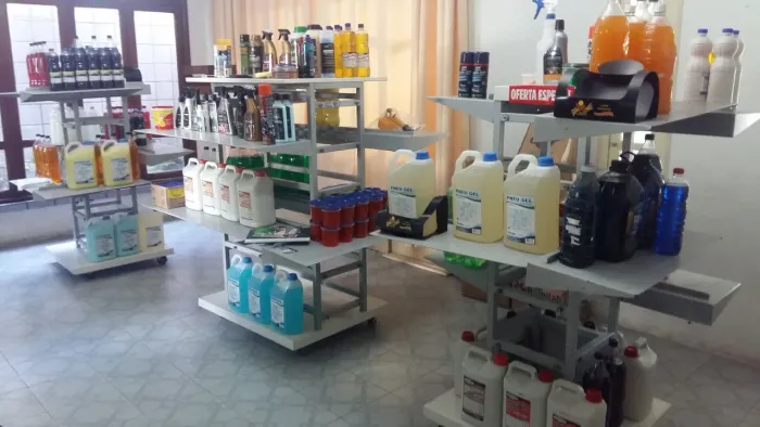 Torre prateleira comercial móvel 