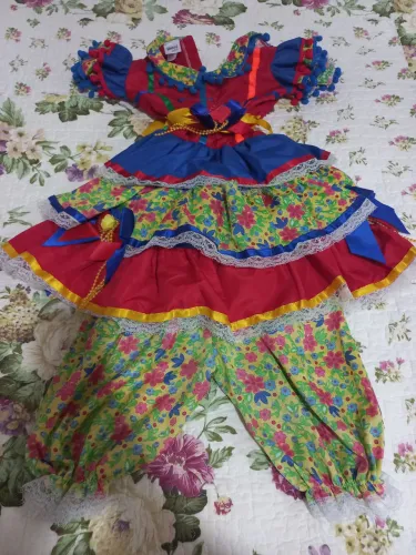 Vestido Infantil Festa Junina