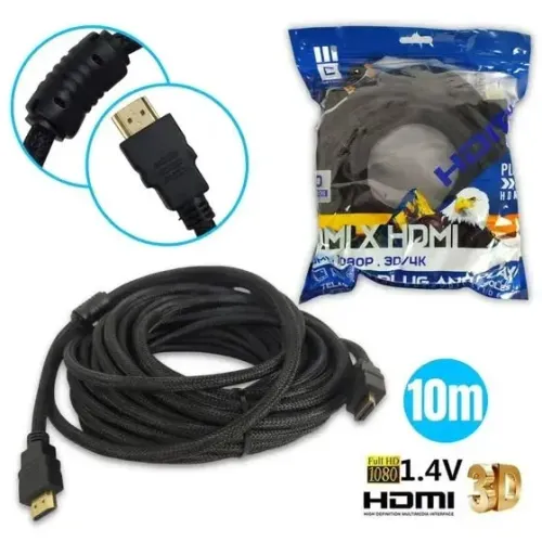 Cabo Hdmi 3d/4k - 10 metros (Novo)